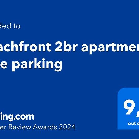 Beachfront 2Br Apartment - Free Parking Livadi  Exterior foto